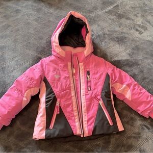 Obermeyer toddler girls ski jacket with iGrow